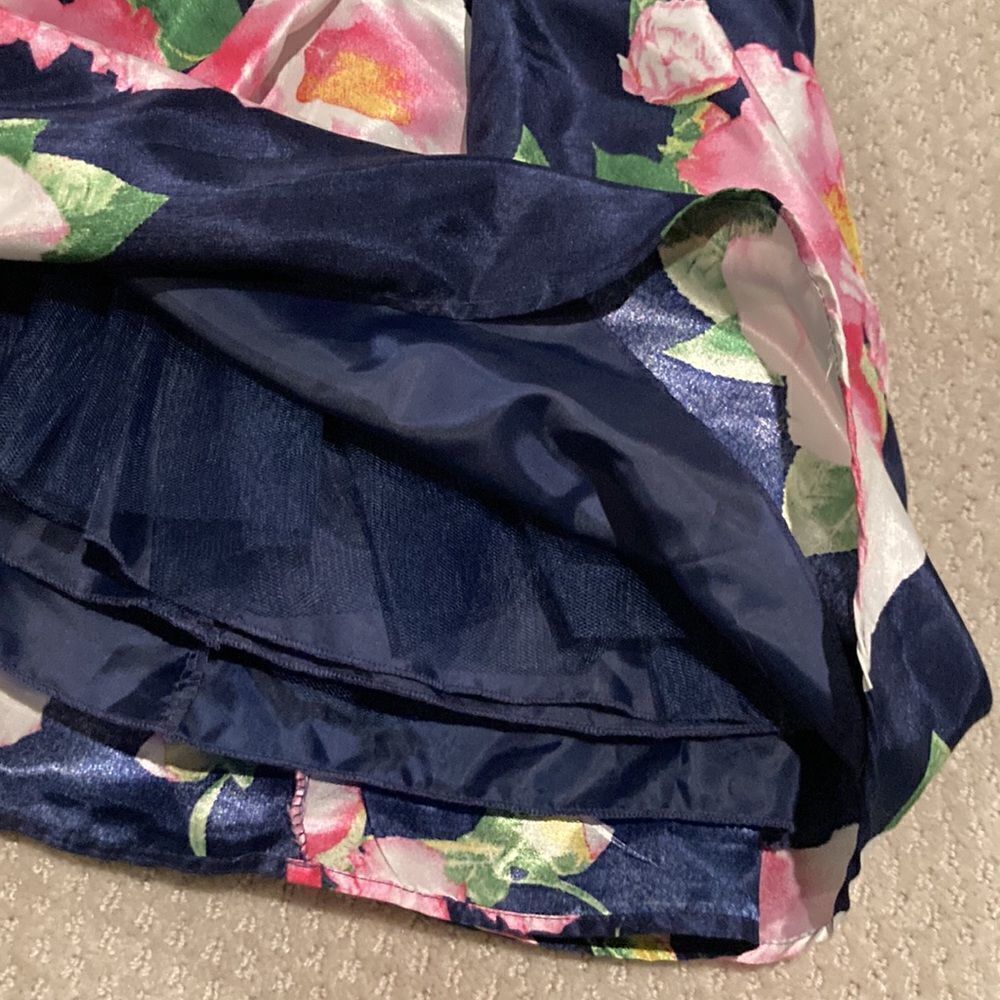 Navy dress 🌸 two piece floral! - Picture 7 of 10